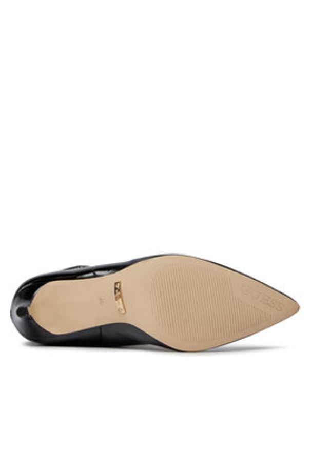 Guess Botki Benisa FL8BEA SUE10 Czarny. Kolor: czarny. Materiał: skóra