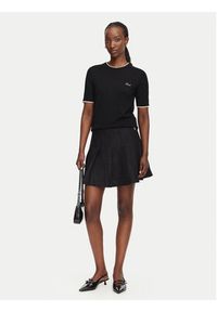 Karl Lagerfeld - KARL LAGERFELD Spódnica mini B3W12021 Czarny A-Line Fit. Kolor: czarny. Materiał: syntetyk #5