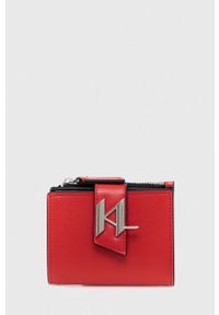 Karl Lagerfeld portfel kolor czerwony. Kolor: czerwony. Materiał: materiał #1