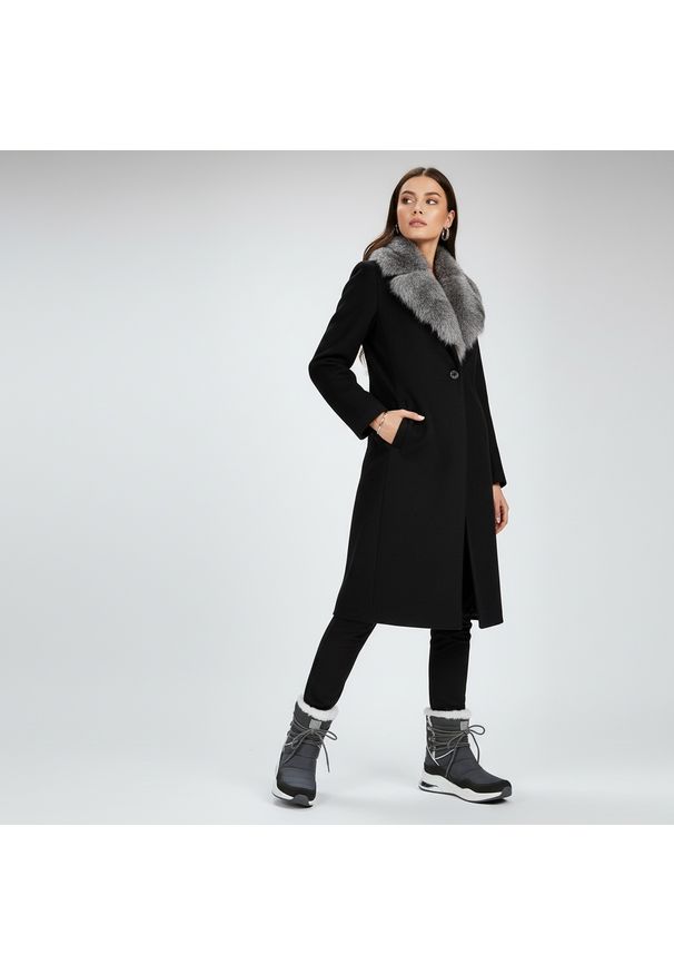 Big-Star - Szare Botki Big Star Damskie Ocieplane Buty. Okazja: na co dzień, na spacer. Kolor: szary. Szerokość cholewki: normalna. Sezon: zima. Styl: klasyczny, casual, sportowy