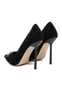 Eva Minge Szpilki EO-LILA-1677-13-3S Czarny. Kolor: czarny. Materiał: skóra, zamsz. Obcas: na szpilce #8