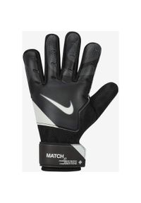 Rękawice Nike Match Jr. Goalkeeper Gloves, Dzieci. Kolor: czarny. Materiał: materiał, poliester