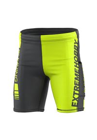 Krótki legginsy do biegania męskie EXTREME HOBBY DRAFT. Kolor: zielony. Materiał: poliester, elastan. Sport: kolarstwo #1