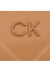 Calvin Klein Torebka Re-Lock Quilt Crossbody K60K611042 Brązowy. Kolor: brązowy #3
