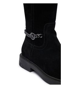 Guess Kozaki FLFYN2 LEA11 Czarny. Kolor: czarny. Materiał: skóra, zamsz #2