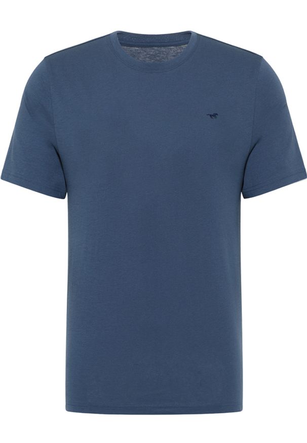 Męski T-Shirt Mustang Style Alex Dark Denim 1018000 5242. Materiał: denim