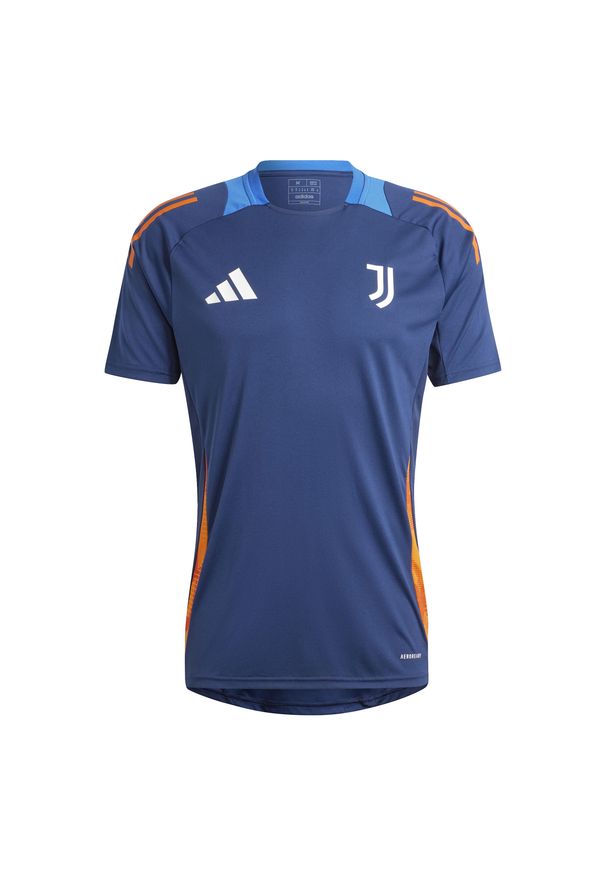 Adidas - Koszulka treningowa Juventus Turin Tiro 2024/25. Kolor: niebieski. Sport: piłka nożna