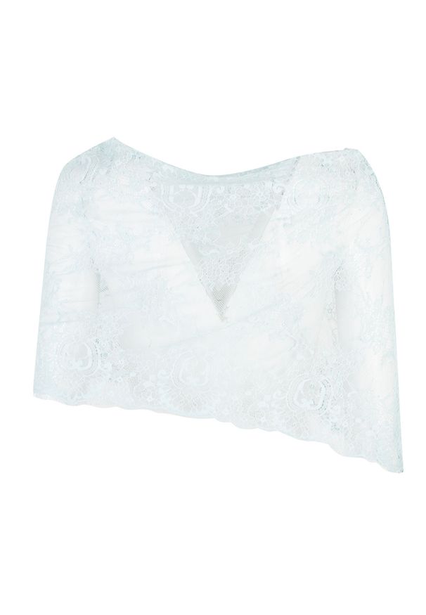 Pinko Ponczo "Genovese" | 1G204C Y63F | Genovese Coprispalle | Kobieta | Miętowy. Okazja: na co dzień. Kolor: miętowy. Materiał: poliamid. Wzór: ażurowy. Styl: casual