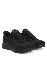 skechers - Skechers Sneakersy Contour Foam - Cozy Fit 150404/BBK Czarny. Kolor: czarny. Materiał: materiał #4