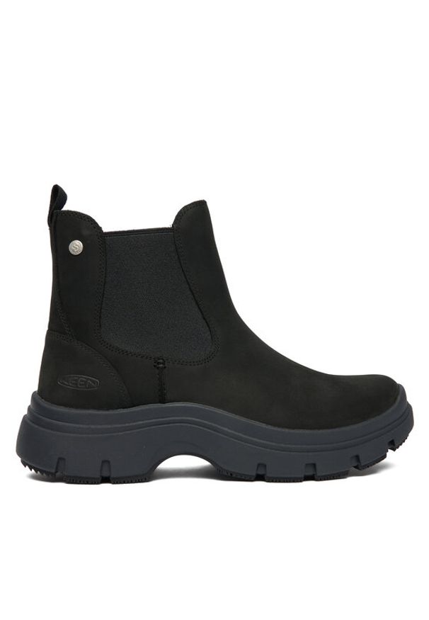 keen - Keen Sztyblety Kosa Chelsea 1031148 Czarny. Kolor: czarny. Materiał: nubuk, skóra