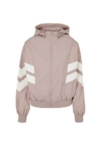 Urban Classics - Marszczona Kurtka Batwing Dla Kobiet. Kolor: różowy, biały, wielokolorowy