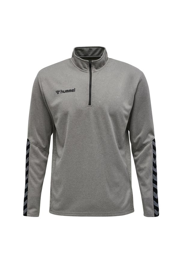 Bluza do piłki ręcznej dla dzieci Hummel demi-zip hml AUTHENTIC. Kolor: szary. Materiał: materiał. Sport: piłka ręczna, fitness