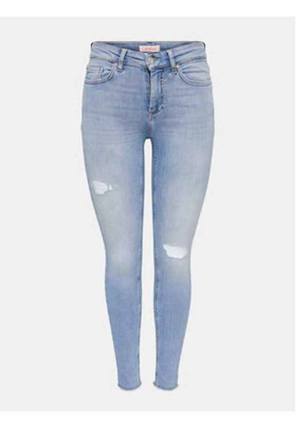 only - ONLY Jeansy Blush 15282346 Niebieski Skinny Fit. Kolor: niebieski