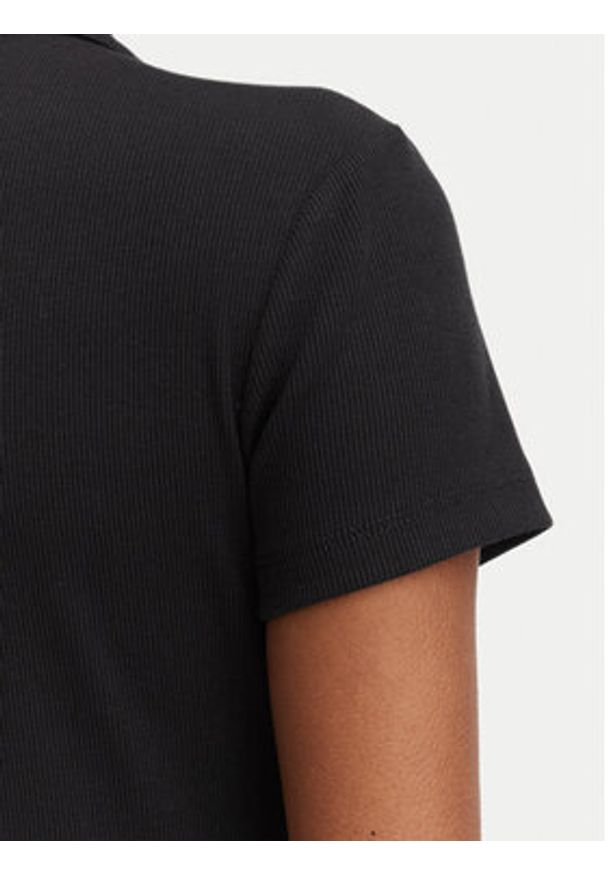Tommy Jeans Sukienka codzienna DW0DW22852 Czarny Slim Fit. Okazja: na co dzień. Kolor: czarny. Materiał: bawełna. Typ sukienki: proste. Styl: casual