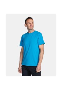Męska bawełniana koszulka Kilpi PROMO-M. Kolor: niebieski. Materiał: bawełna