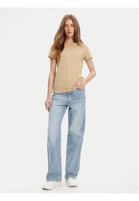 BOSS T-Shirt C_Esogo_1 50506973 Beżowy Slim Fit. Kolor: beżowy. Materiał: bawełna #4