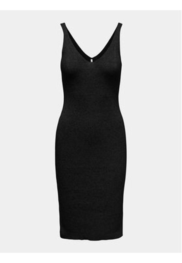 only - ONLY Sukienka letnia Lina 15286410 Czarny Slim Fit. Kolor: czarny. Materiał: syntetyk. Sezon: lato