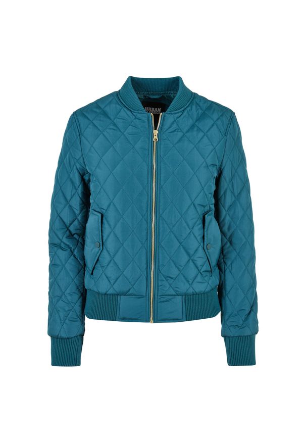 Damska nylonowa kurtka diamentowa Urban Classics GT. Kolor: niebieski, wielokolorowy, różowy. Materiał: nylon. Sezon: zima