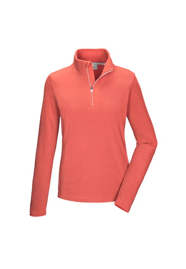 Bluza polarowa damska Killtec KSW 101 WMN FLC SHRT. Kolor: czerwony. Materiał: polar. Sezon: zima. Sport: narciarstwo