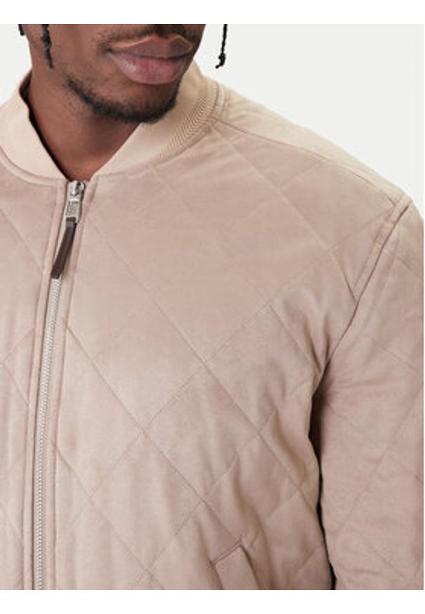 JOOP! Kurtka bomber 352Ronan 10100413 30101422 Brązowy Regular Fit. Kolor: brązowy. Materiał: syntetyk