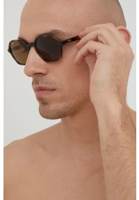 Ray-Ban Okulary przeciwsłoneczne 0RB4361 kolor brązowy. Kształt: owalne. Kolor: brązowy #1