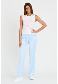 Juicy Couture - JUICY COUTURE Biały damski top Juicy As Hell Tank, Rozmiar XS. Kolor: biały #5