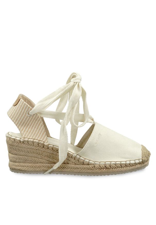 GANT - Gant Espadryle Luliza Espadrille 28568593 Biały. Kolor: biały. Materiał: materiał