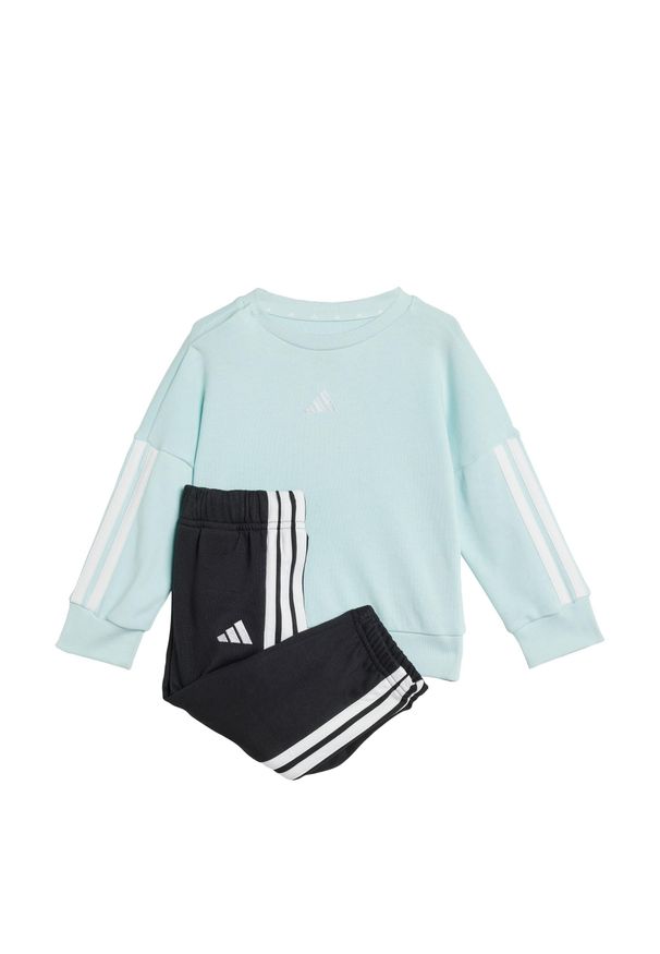 Adidas - Zestaw Essentials Joggers Kids. Kolor: biały, wielokolorowy, zielony. Materiał: dresówka, materiał