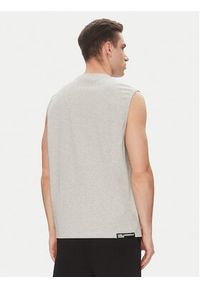 Karl Lagerfeld - KARL LAGERFELD Tank top A2M17053 Szary Relaxed Fit. Typ kołnierza: dekolt w karo. Kolor: szary. Materiał: bawełna #4