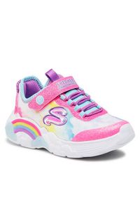 skechers - Skechers Sneakersy Rainbow Racer 302300L/PKMT Różowy. Kolor: różowy. Materiał: materiał
