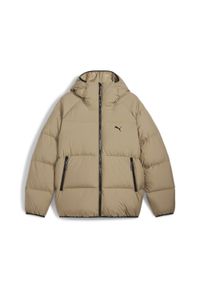 Puma - Męska kurtka puchowa PUMA Oak Branch Beige. Kolor: beżowy. Materiał: puch. Sport: turystyka piesza #1