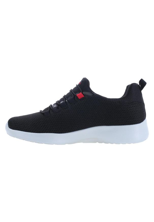 skechers - Buty na co dzień męskie SKECHERS DYNAMIGHT siateczka. Okazja: na co dzień. Kolor: czarny. Sport: fitness