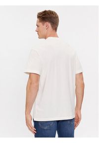 Lee T-Shirt 112342484 Beżowy Relaxed Fit. Kolor: beżowy. Materiał: bawełna