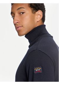 PAUL & SHARK - Paul&Shark Golf C0P1042 Granatowy Regular Fit. Typ kołnierza: golf. Kolor: niebieski. Materiał: wełna #3