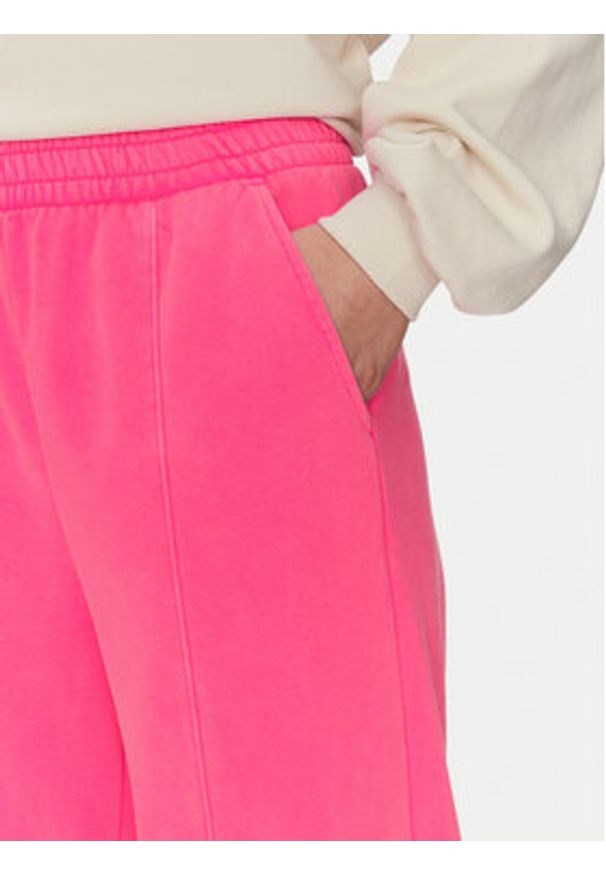 GAP - Gap Spodnie dresowe 729444-12 Różowy Wide Leg. Kolor: różowy. Materiał: bawełna