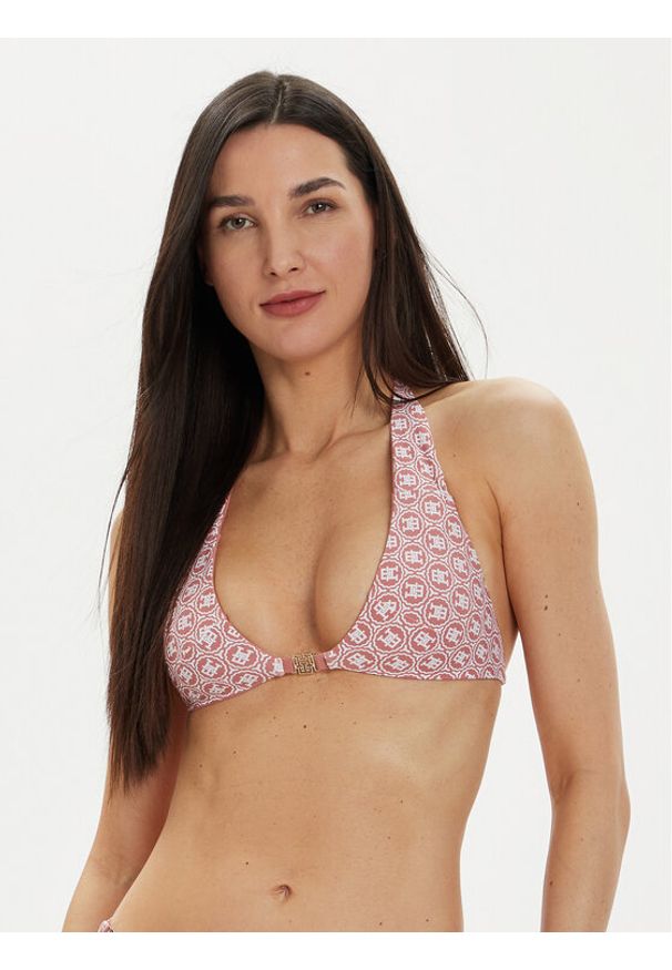 TOMMY HILFIGER - Tommy Hilfiger Góra od bikini UW0UW05309 Kolorowy. Materiał: syntetyk. Wzór: kolorowy