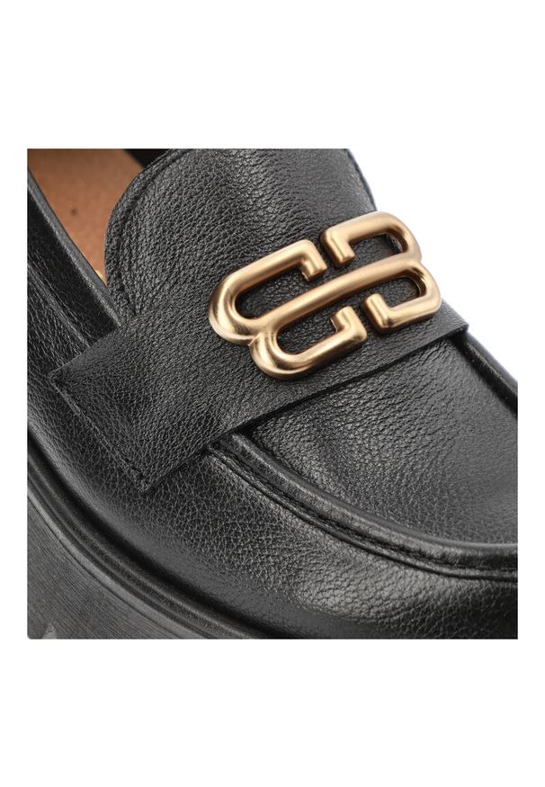 Czarne Mokasyny Armodo Wygodne Obuwie Damskie. Zapięcie: bez zapięcia. Kolor: czarny. Materiał: nubuk, jeans. Styl: elegancki, klasyczny