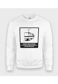 MegaKoszulki - Bluza klasyczna Tramwaj. Styl: klasyczny #1