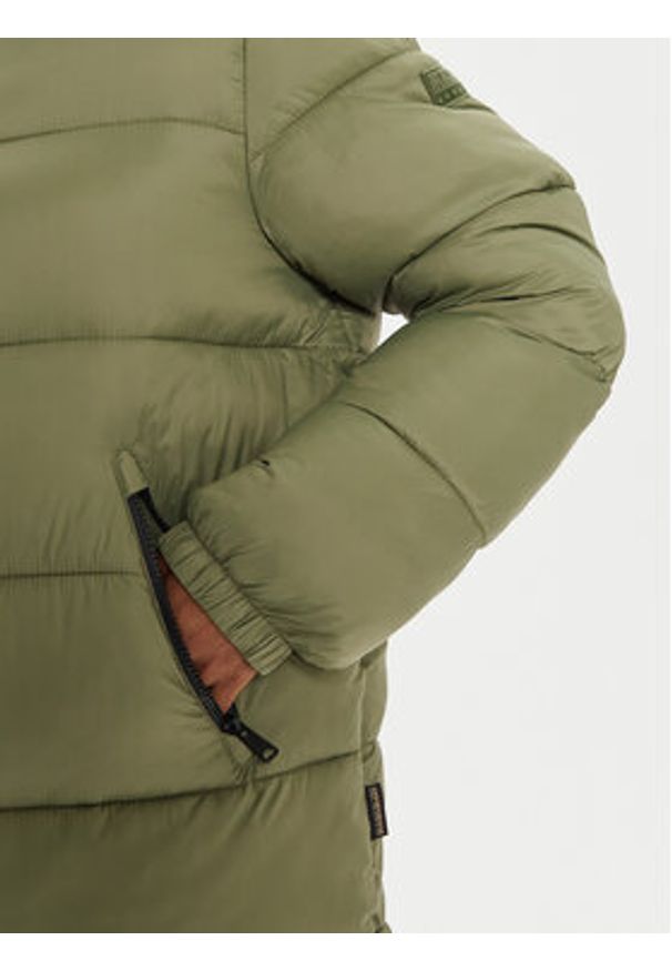 Napapijri Kurtka zimowa A-Box Logo NP0A4HZ2 Zielony Regular Fit. Kolor: zielony. Materiał: syntetyk. Sezon: zima