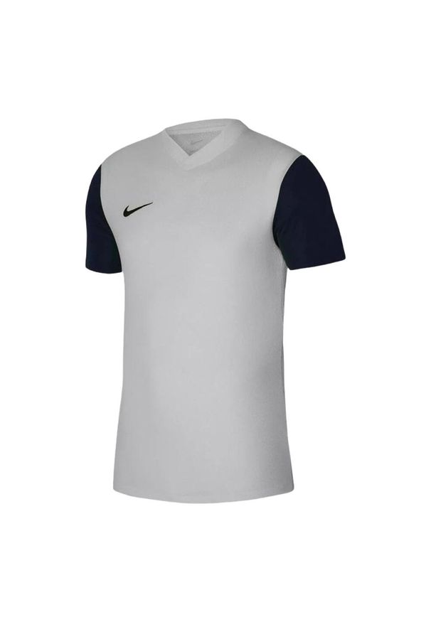 Nike - Koszulka Dziecięca Tiempo Premier II DriFIT. Kolor: szary, czarny, wielokolorowy. Sport: turystyka piesza