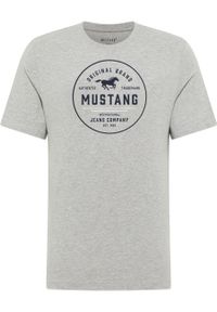 Męski T-Shirt Mustang Style Alex Mid Grey Mélange 1017334 4140