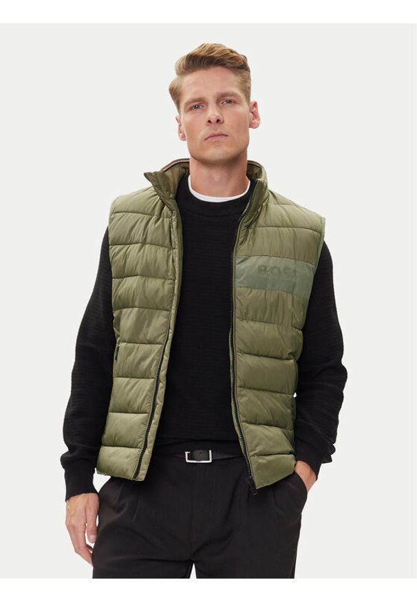 BOSS Kamizelka H-Cenito 50518375 Zielony Regular Fit. Kolor: zielony. Materiał: syntetyk