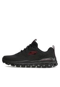 skechers - Skechers Sneakersy Fasten Up 232136/BBK Czarny. Kolor: czarny. Materiał: materiał #8