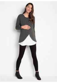 bonprix - Komplet dla kobiet w ciąży i karmiących. Kolekcja: moda ciążowa. Kolor: czarny #1