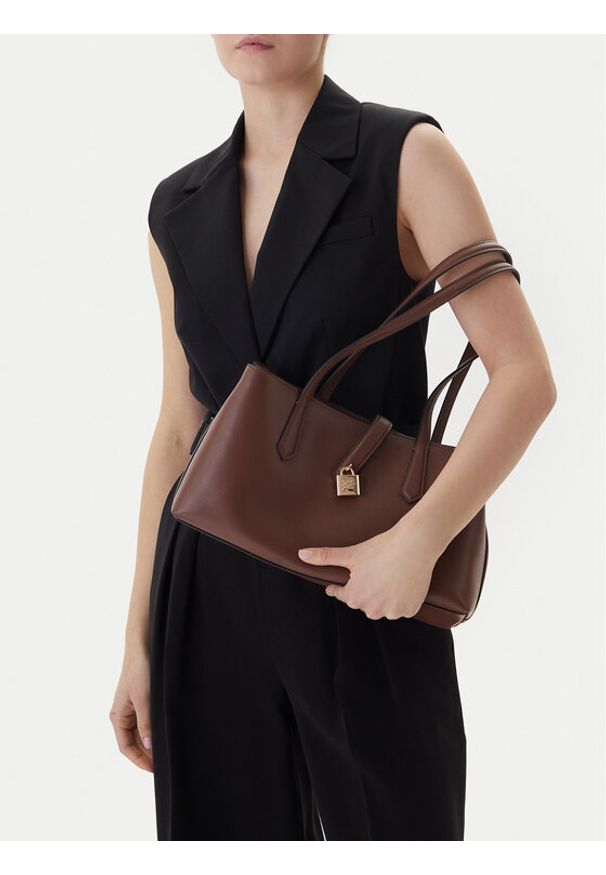 Karl Lagerfeld - KARL LAGERFELD Torebka B1W30095 Brązowy. Kolor: brązowy. Materiał: skórzane