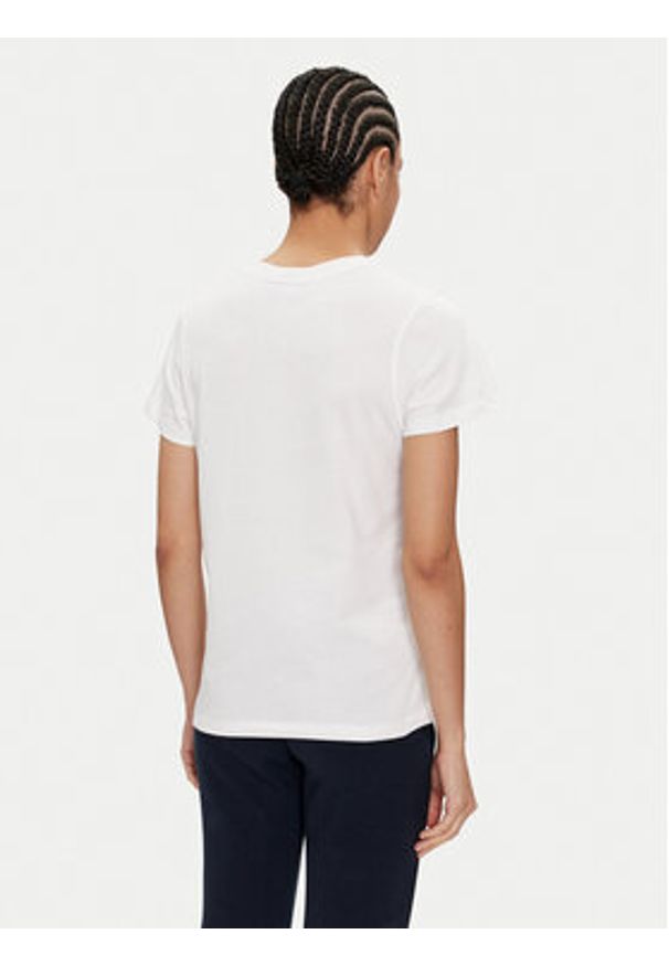 Helly Hansen T-Shirt W Core Graphic T-Shirt 54080 Biały Regular Fit. Kolor: biały. Materiał: bawełna