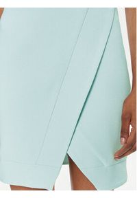MVP Wardrobe Spódnica trapezowa MVPE4GO135.0CP0037 Błękitny Classic Fit. Kolor: niebieski. Materiał: wiskoza