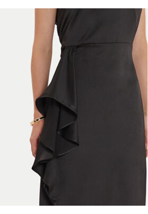 DKNY Sukienka koktajlowa DD4GTB81 Czarny Slim Fit. Kolor: czarny. Materiał: syntetyk. Styl: wizytowy