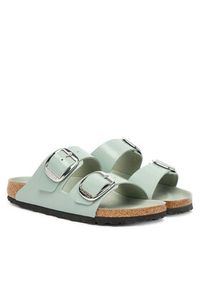 Birkenstock Klapki Arizona Big Buckle Hex 1031882 Zielony. Kolor: zielony. Materiał: skóra #5