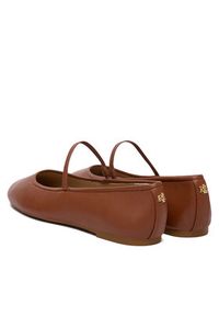 Lauren Ralph Lauren - LAUREN RALPH LAUREN Baleriny 802977874002 Brązowy. Kolor: brązowy. Materiał: skóra #6